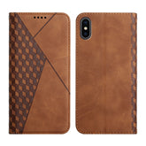 Diamond Pattern Splicing Skin Feel Magnetic Horizontal Flip Leather Case with Card Slots & Holder & Wallet, For iPhone XS Max, For iPhone SE 2022 / SE 2020 / 7 / 8 / 6, For iPhone 7 Plus / 8 Plus
